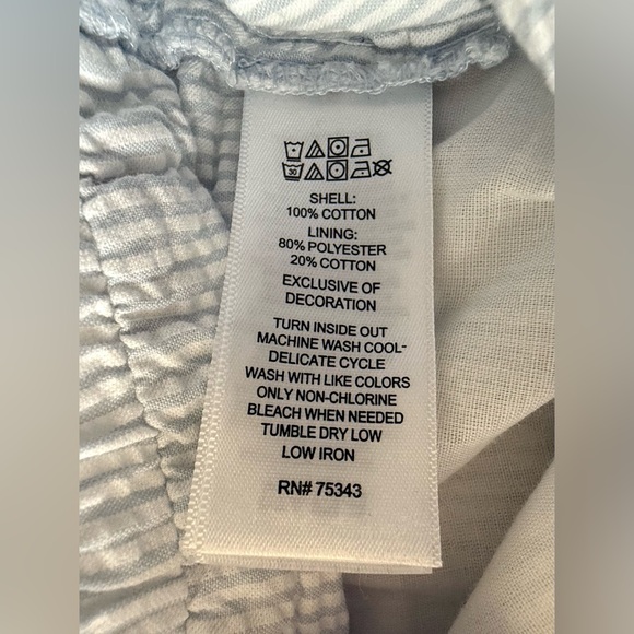 Tommy Bahama Baby Boy Seersucker Outfit | 12M | 4 piece set - Picture 9 of 9